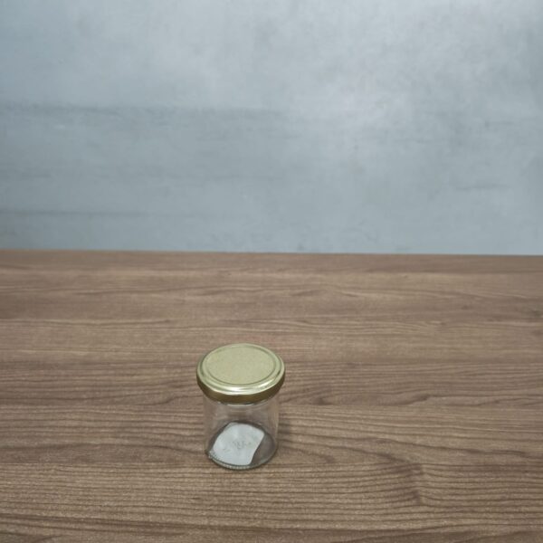 GLASS 30ML CILINDRICO JAR & 43 RTO GOLD