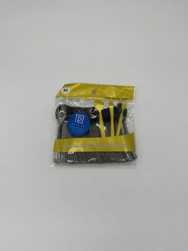 METALLIC TESPOON 50PCS