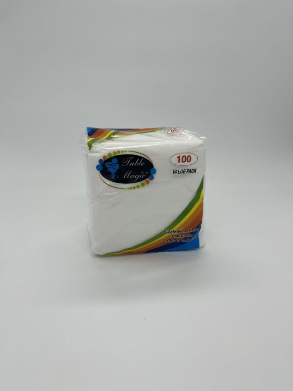 TISSUES SERVIETTES BULK WHITE